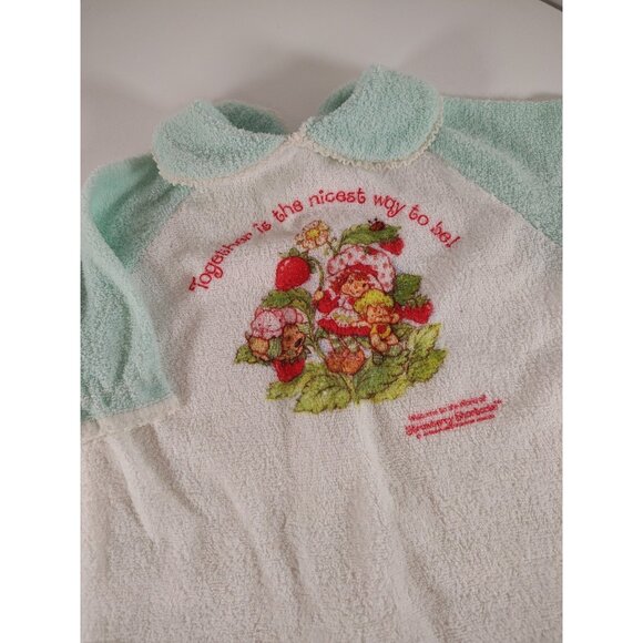 Vintage Strawberry Shortcake 1980 Lullaby Land Baby Footie Sleeper PJs Sz 0-3 ? - Picture 2 of 4